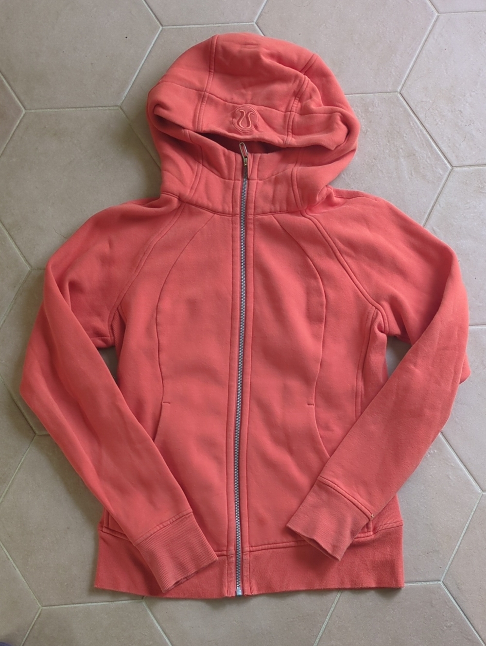 Orange Lululemon Scuba Hoodie